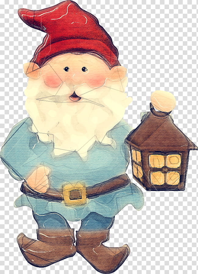 Santa claus, Garden Gnome, Lawn Ornament, Statue, Fictional Character, Holiday Ornament, Interior Design, Figurine transparent background PNG clipart