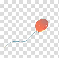 , orange balloon transparent background PNG clipart