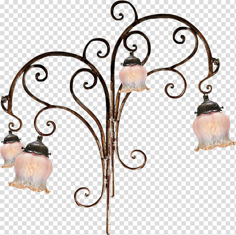 brown and white downlight lamp transparent background PNG clipart