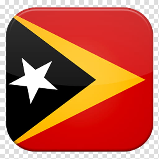 Flag, Timorleste, Flag Of East Timor, National Flag, Yellow, Orange, Line, Symbol transparent background PNG clipart