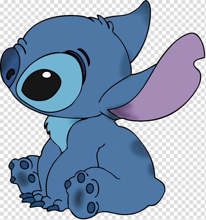 Stitch Line art colorized, Stitch character illustration transparent background PNG clipart