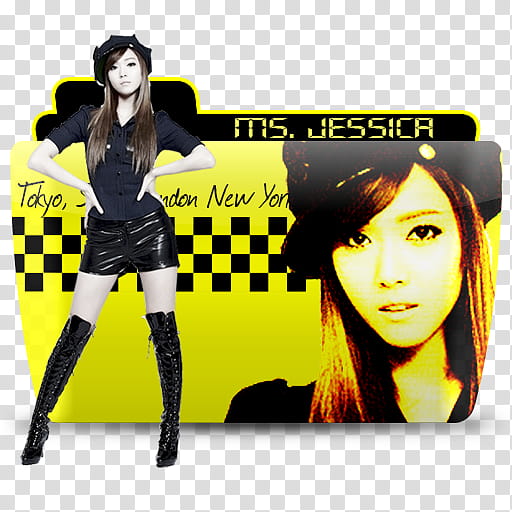 SNSD Mr Taxi Folder Icon , Jessica transparent background PNG clipart