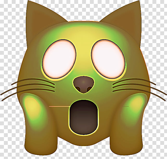 Heart Emoji, Cat, Face With Tears Of Joy Emoji, Emoticon, Sticker, Smiley, Green, Cartoon transparent background PNG clipart