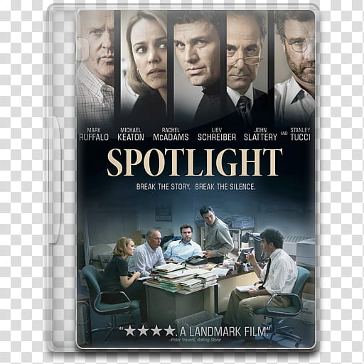 Movie Icon Mega , Spotlight, Spotlight DVD case transparent background PNG clipart