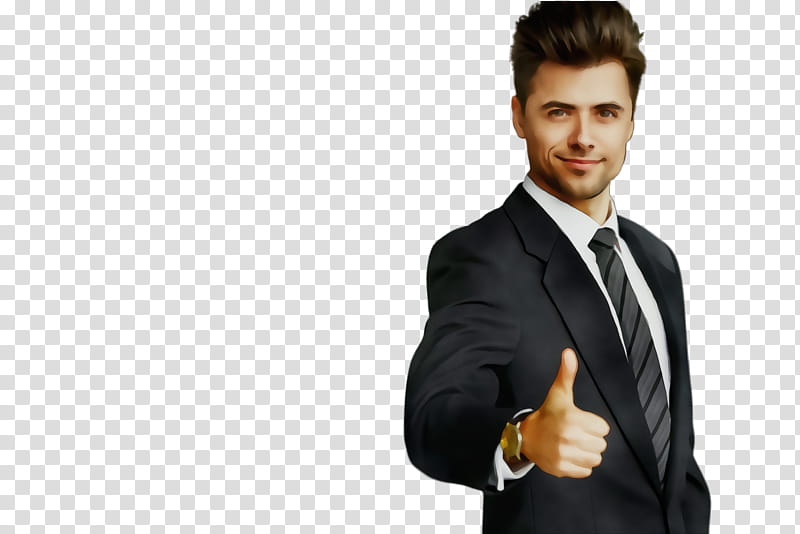 suit formal wear white-collar worker gentleman male, Watercolor, Paint, Wet Ink, Whitecollar Worker, Tuxedo, Standing, Businessperson transparent background PNG clipart