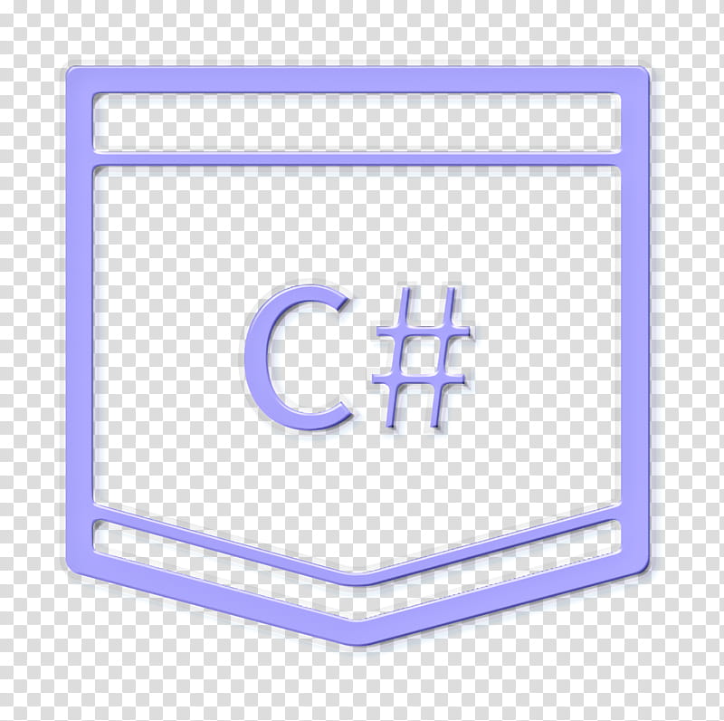 c sharp icon coding icon coding language icon, Elearning Icon, Line Icon, Programming Icon, Tutorial Icon, Electric Blue, Square transparent background PNG clipart