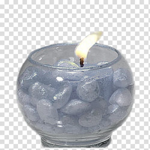 Velas Estilo Vintage, lit blue candle in cup transparent background PNG clipart