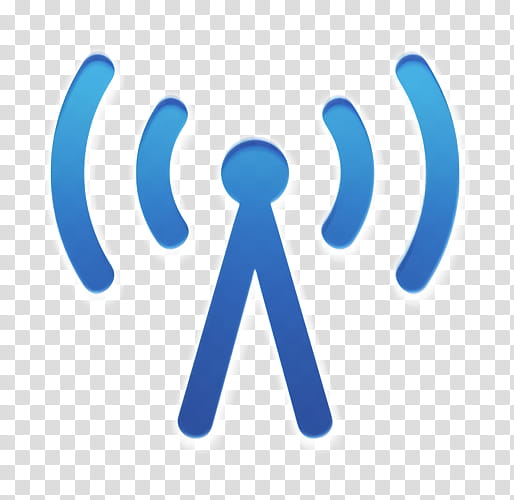 antenna icon radio icon, Blue, Text, Azure, Logo, Line, Electric Blue transparent background PNG clipart