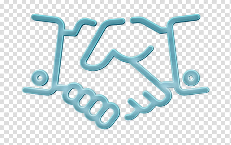 Teamwork icon Handshake icon Agreement icon, Text, Turquoise, Logo, Aqua, Line transparent background PNG clipart