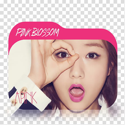 APINK PINK BLOSSOM EXTREME FOLDER ICONS , Bomi # transparent background PNG clipart