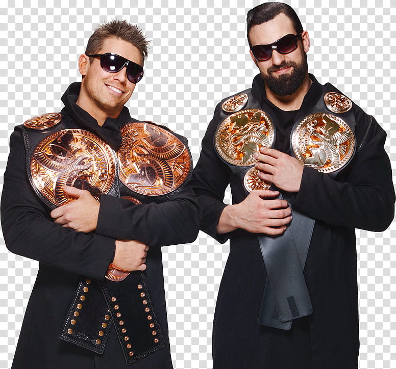 Miz and Mizdow WWE Tag Team Champions  transparent background PNG clipart