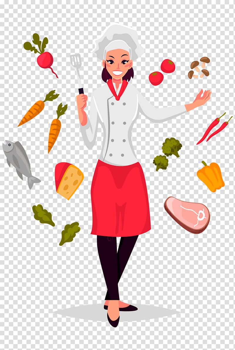 Flower, Chef, Cook, Cooking, Poster, Food, Kitchen, Bijin transparent background PNG clipart