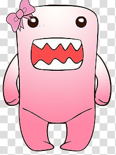 Domo Pink , Domo Kun transparent background PNG clipart