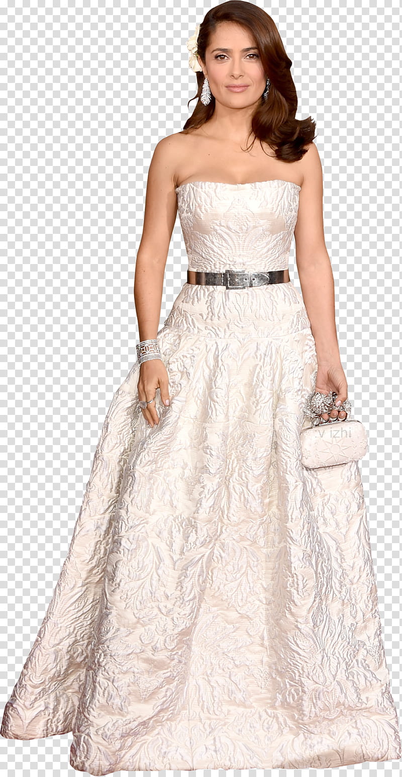 Salma Hayek ,  transparent background PNG clipart