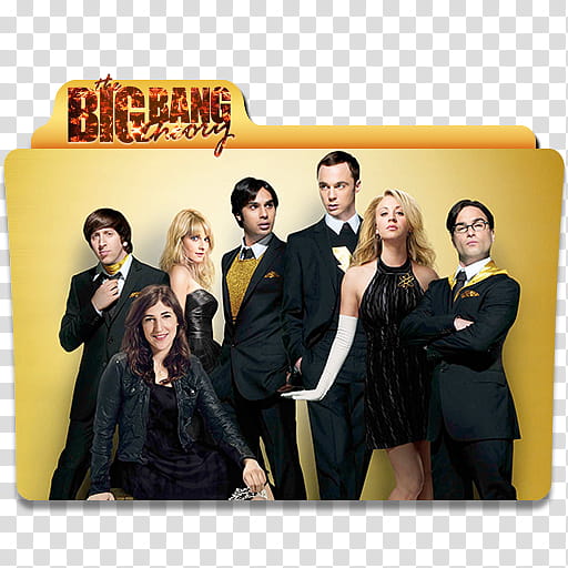 TV Shows Ultimate Folder Icon  Version , The Big Bang Theory transparent background PNG clipart