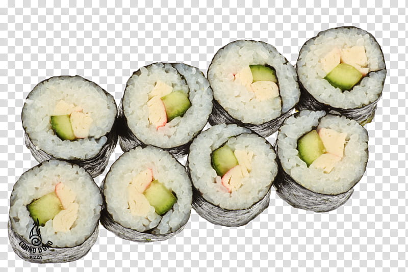 Pizza, California Roll, Makizushi, Sushi, Sashimi, Gimbap, Pizza, Vegetarian Cuisine transparent background PNG clipart