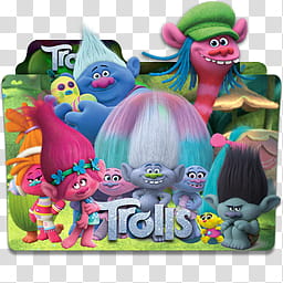 Trolls  Folder Icon Mega , Trolls v_x, Trolls folder icon transparent background PNG clipart