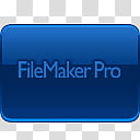 Verglas Icon Set  Oxygen, FileMaker Pro, blue FileMaker Pro icon transparent background PNG clipart