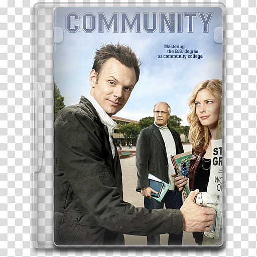 TV Show Icon , Community, Community DVD case transparent background PNG clipart
