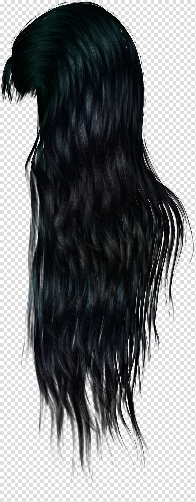 Black hotsell wig png