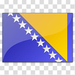 countries icons s., flag bosnia and herzegovina transparent background PNG clipart