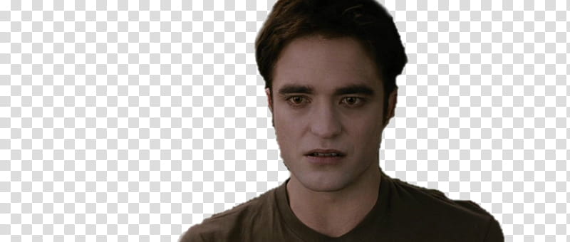 Edward Cullen, man in crew-neck shirt transparent background PNG clipart