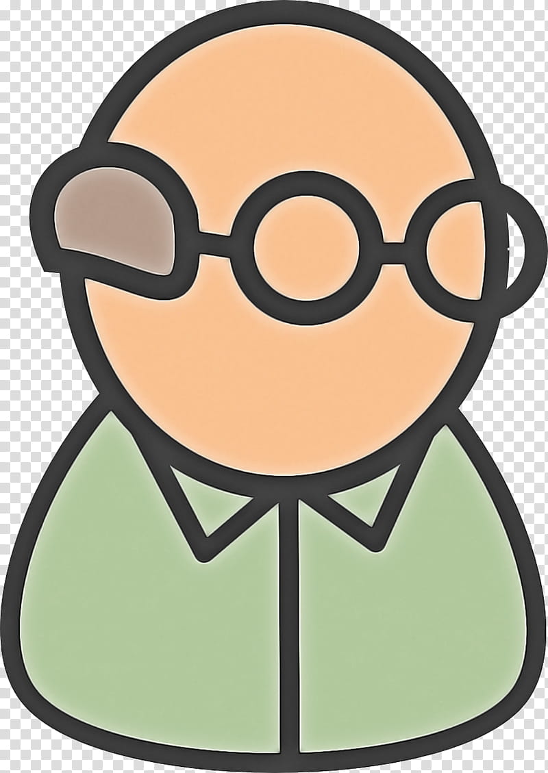 Glasses, Cartoon, Facial Expression, Green, Cheek, Eyewear, Smile, Vision Care transparent background PNG clipart