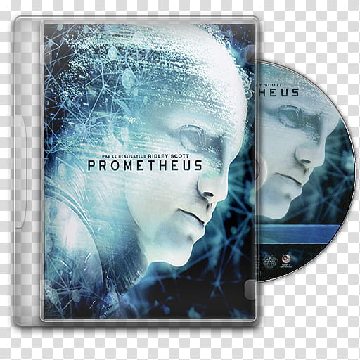 Prometheus DvD Case Icon , Plastice DVD Case + Disc transparent background PNG clipart