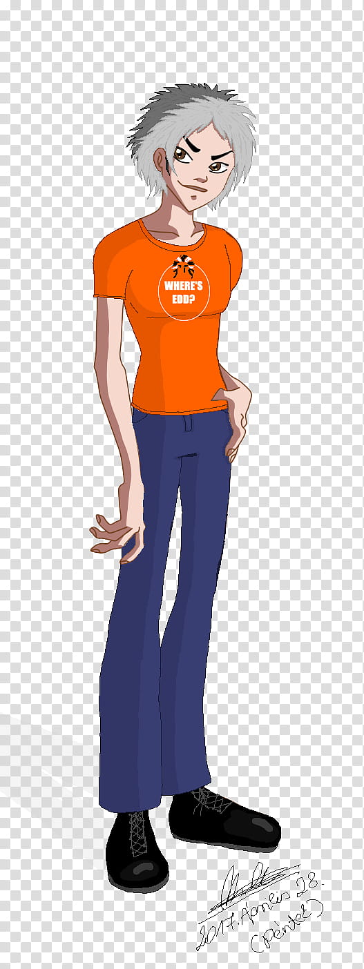 Edd in his Where Edd T shirt Speedpaint transparent background PNG clipart