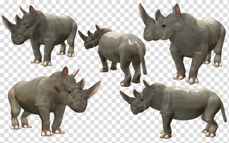Spore Creature: White Rhinoceros transparent background PNG clipart
