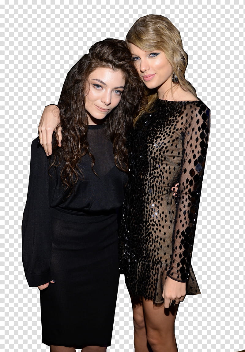 Lorde y Taylor Swift , TS-HQP_~ transparent background PNG clipart