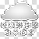 Aero Cyberskin Weather Release, clouds and snow flakes illustration transparent background PNG clipart