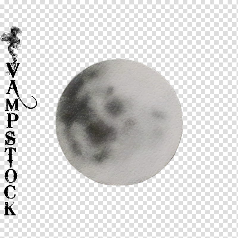 Moon  Vamp, white and black printed paper transparent background PNG clipart