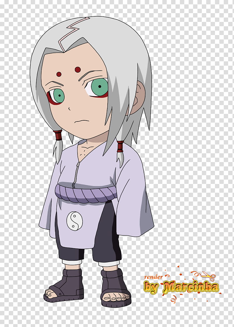 Render Chibi Kimimaro, Naruto character transparent background PNG clipart
