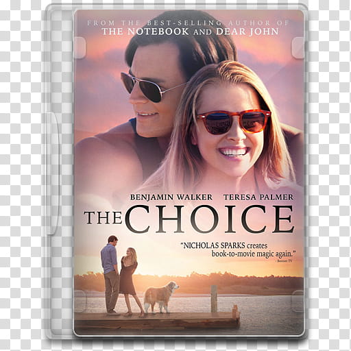 Movie Icon Mega , The Choice, The Choice DVD movie case cover transparent background PNG clipart