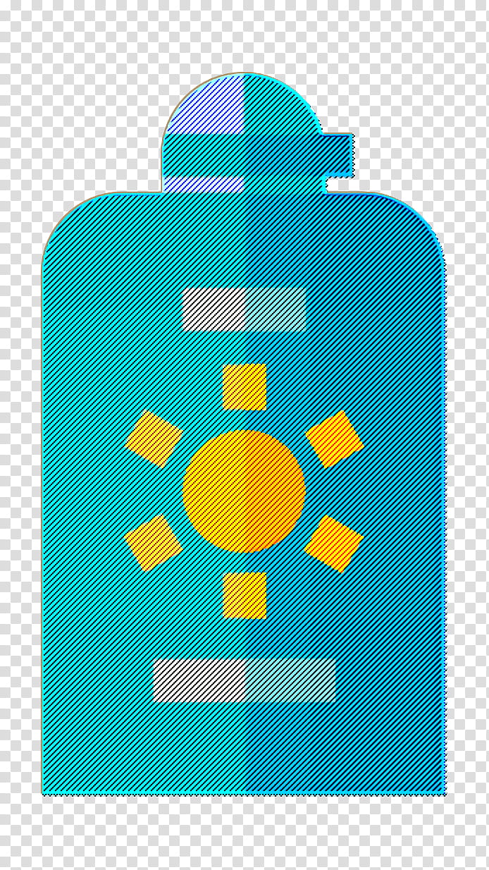 Sunscreen icon Summer Holidays icon, Turquoise, Symbol transparent background PNG clipart