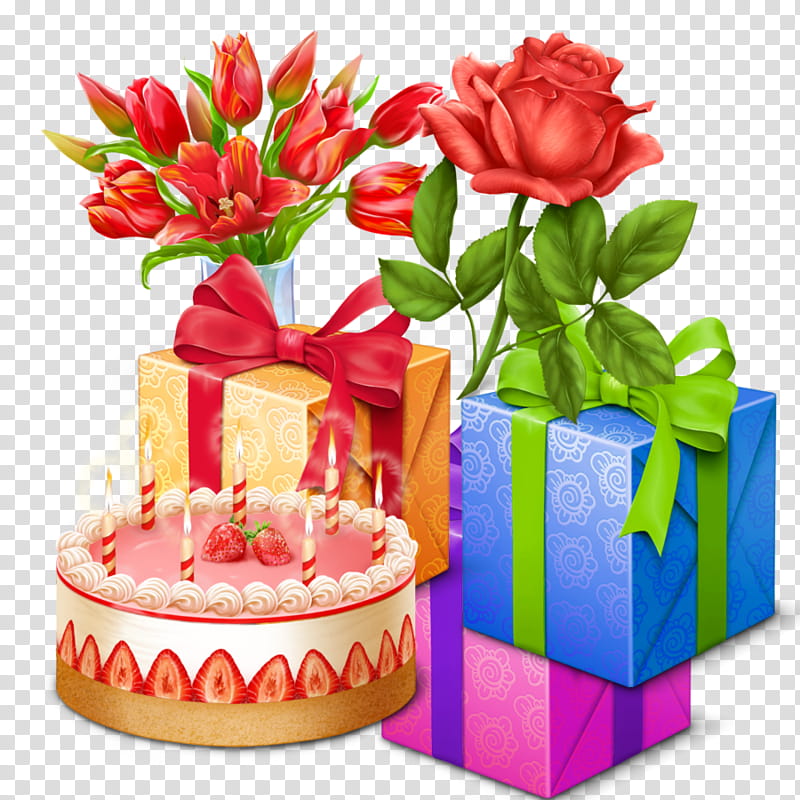 Cartoon Birthday Cake, Gift, Birthday
, Floral Design, Flower, Anniversary, Flower Bouquet, Hivaids transparent background PNG clipart