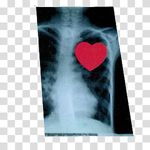 New Moon, of heart symbol on X-ray result transparent background PNG clipart