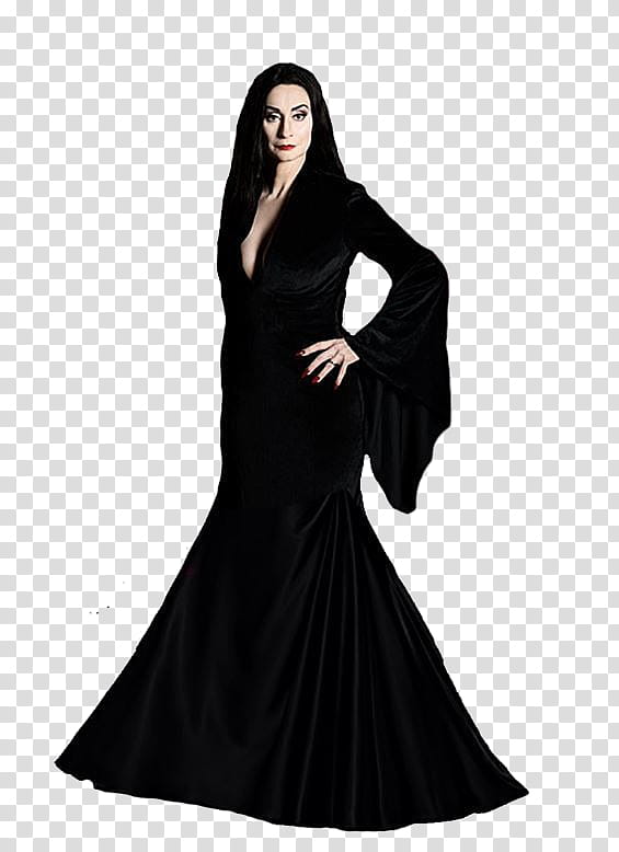 Pia Douwes | Morticia Addams transparent background PNG clipart