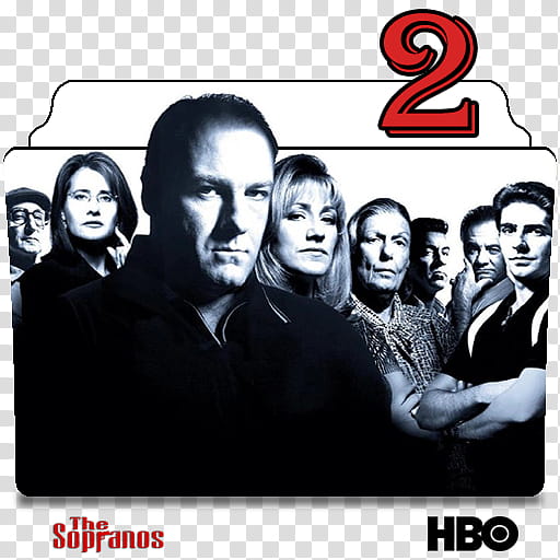 The Sopranos series and season folder icons, The Sopranos S ( transparent background PNG clipart