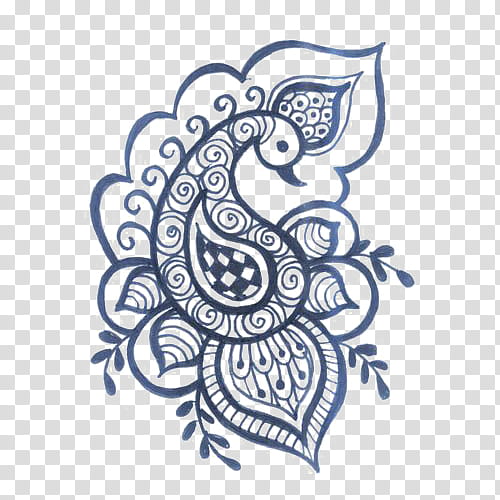 Mehndi flower pattern with peacock for Henna drawing and tattoo. Decoration  in ethnic oriental, Indian style. Stock Vector | Adobe Stock
