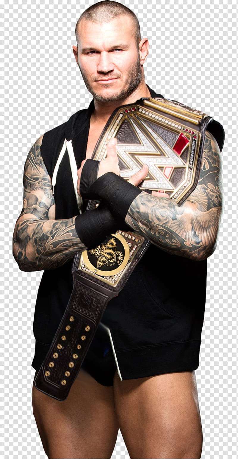 Randy Orton WWE Champion render  transparent background PNG clipart