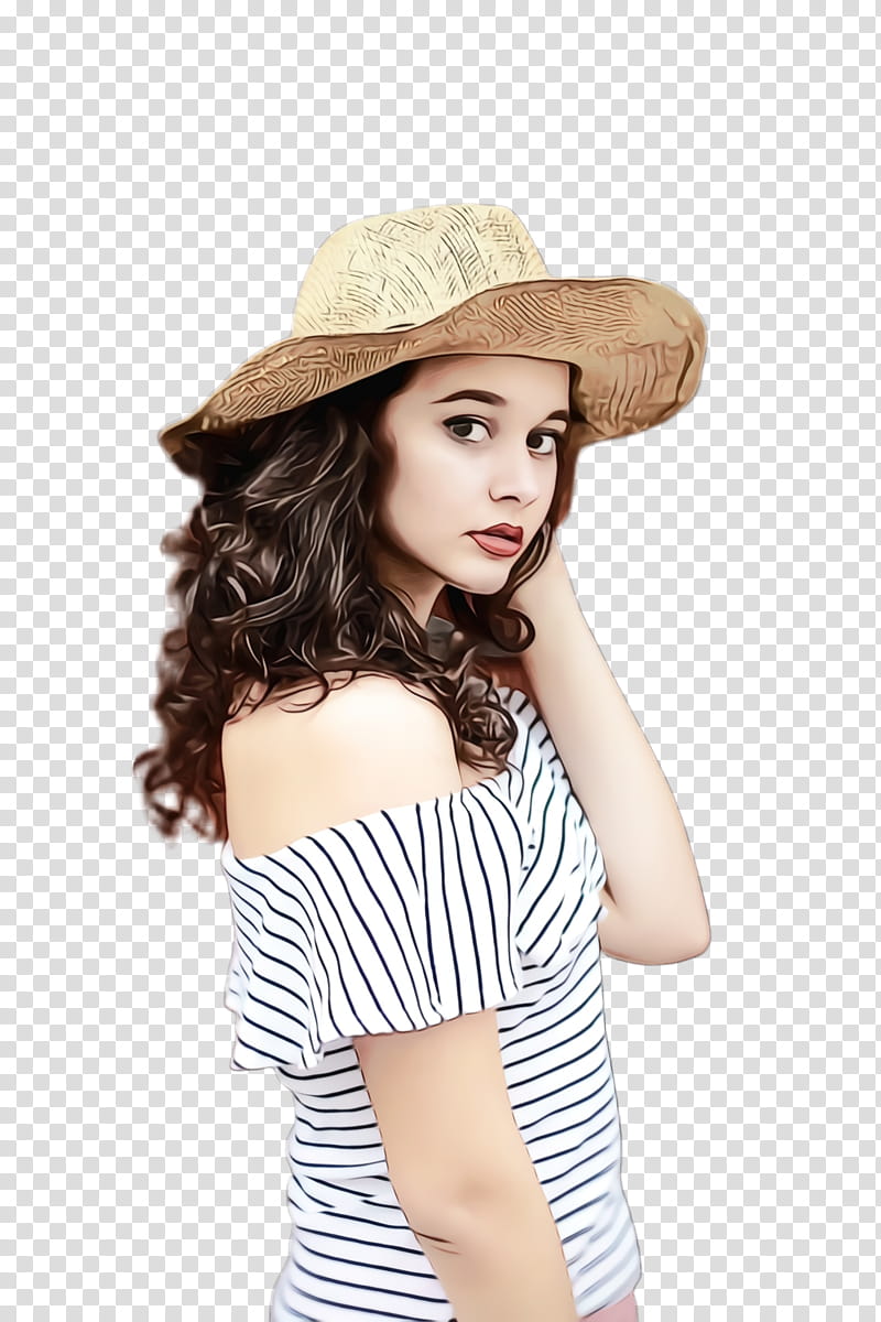 Summer Sun, Girl, Summer
, Fashion, Sun Hat, Fedora, Model, Clothing transparent background PNG clipart