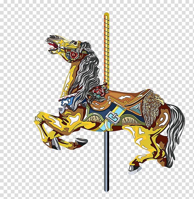 amusement ride carousel amusement park animal figure park, Nonbuilding Structure, Recreation, Holiday Ornament, Horse, Lion transparent background PNG clipart