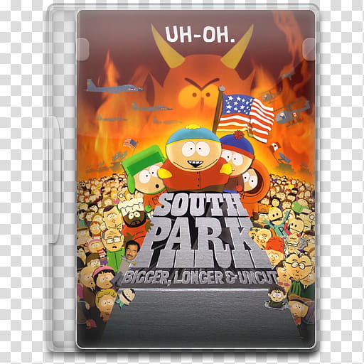 Movie Icon , South Park, Bigger, Longer & Uncut, South Park case transparent background PNG clipart
