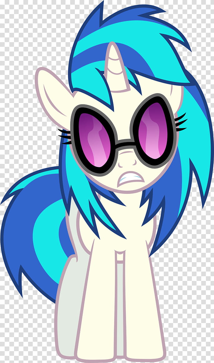 Vinyl Scratch, Redone Frown transparent background PNG clipart