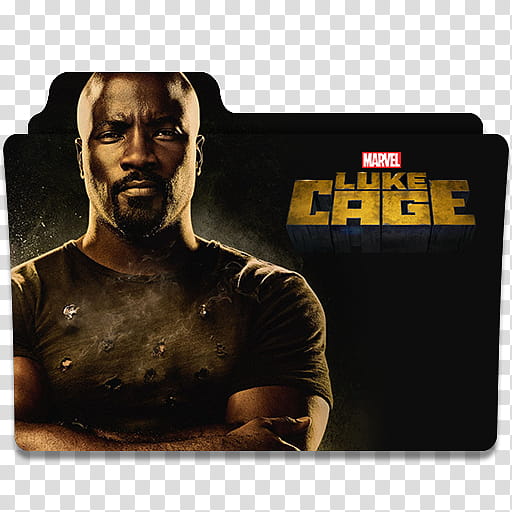 Marvel Luke Cage Folder Icon, Marvel's Luke Cage () transparent background PNG clipart