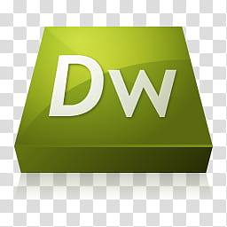 DCons Adobe CS Dock Icons, Adobe Dreamweaver transparent background PNG clipart