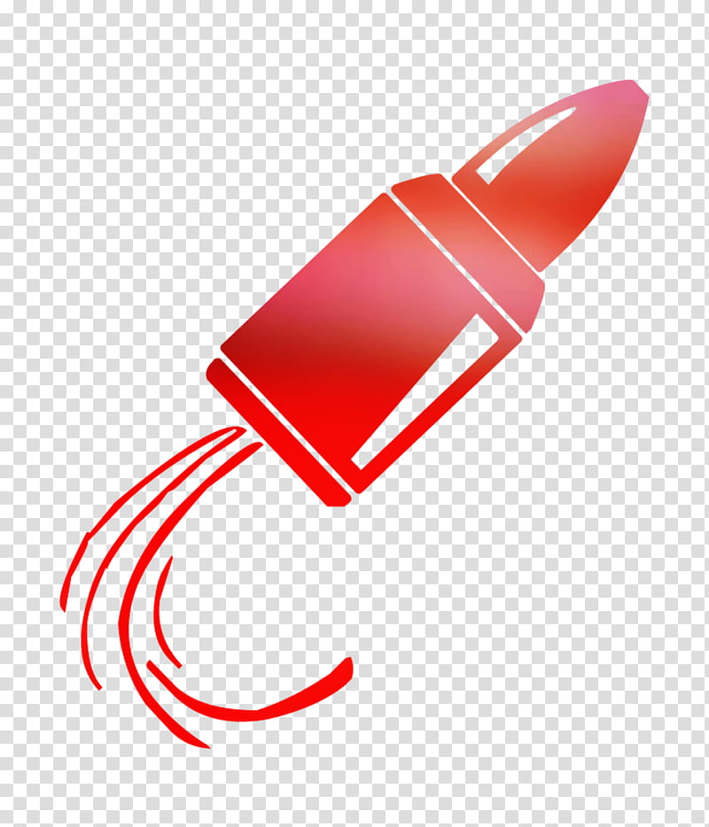 Cartoon Rocket, Line, Red, Lipstick, Material Property transparent background PNG clipart