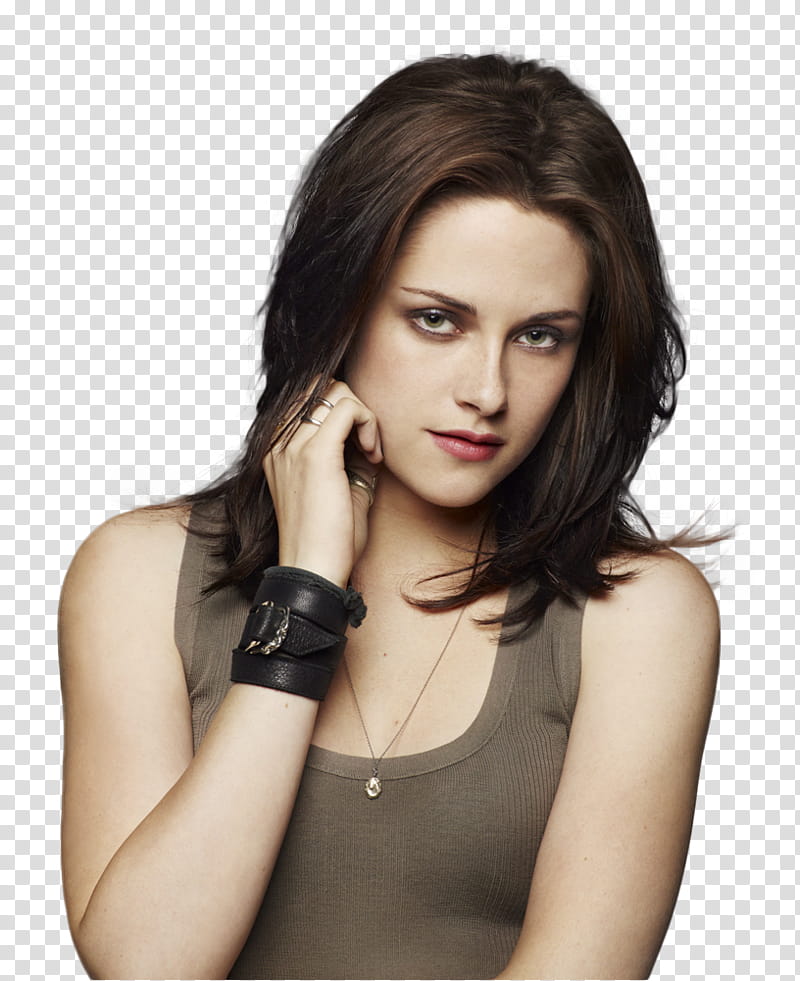 glaring Kristen Stewart transparent background PNG clipart